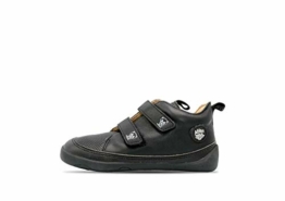 Affenzahn Barfußschuh, Lederschuh für Jungen und Mädchen,Schwarz,24 EU - 1