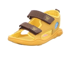 Affenzahn Sandale Vegan Airy mit Klettverschluss rutschfest Flexibel Luftig Leicht für den Sommer in Größe 21-32 Tiger - Gelb 25 - 1
