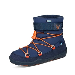 Affenzahn Schneestiefel Vegan Snowy wasserdicht, warm gefüttert, vegan zum Reinschlüpfen Elefant - Blau 27 - 1