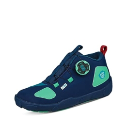 Affenzahn Übergangsschuh Vegan Trail Explorer Kinderschuh für Jungen und Mädchen Größe 26-32, wasserdicht Oktopus - Blau 27 - 1