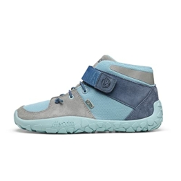 Affenzahn Wintersneaker Leder Dreamer wasserdicht mit elastischem Gummiband und Klettverschluss Himmelblau - Hellblau 33 - 1