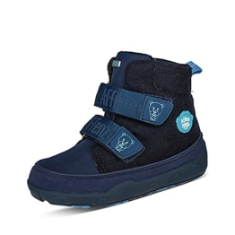 Affenzahn Winterstiefel Wolle Comfy warm gefüttert, wasserdicht aus recycelter Wolle Bär - Blau 26 - 1