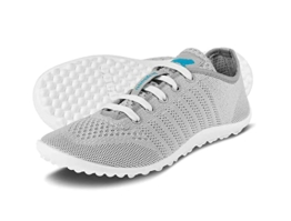 leguano Go Grey (grau) - sportlicher Schnürschuh - Barfußschuhe Herren, Grau - 1