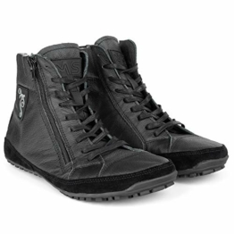 Magical Shoes Barfuß Schuhe Herren I Schwarze Winterstiefel I Winterschuhe I Barfußschuhe | gefüttert I Barefoot Shoes | Gr. 42, Schwarz I Alaskan X - 1