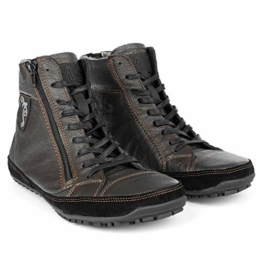 Magical Shoes Barfußschuhe Damen Outdoor I für Teenager I Minimalschuhe Alltag I Lederleicht I Winterschuhe Ibarefoot Shoes|Gr. 39, Braun I Alaskan X - 1