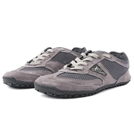 Magical Shoes Flexible sportliche Barfußschuhe | Damen/Herren | Barefoot | Minimalistische Schuhe | Outdoor | Wandern | Flexibel | rutschfest | Explorer 2.0, 42 Rolling Stone Grau - 1