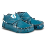 Magical Shoes Moxy weiche Lauflernschuhe für Babys | Bequeme Barfußschuhe | Krabbelschuhe Baby, Gr.:18, Farbe: Blau - 1