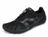 SAGUARO Barfuß Laufschuhe Herren Minimalistische Barfußschuhe Atmungsaktive Traillaufschuhe Dunkles Schwarz 39 EU - 1