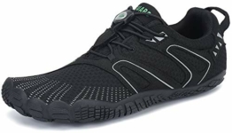 SAGUARO Damen Barfußschuhe Traillaufschuhe Schnell Trocknend Badeschuhe, 37 EU, St.1 Schwarz - 1