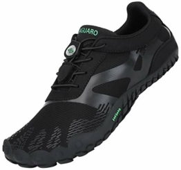 SAGUARO Minimalistische Barfußschuhe Unisex Leicht Barfussschuhe Schnell Trocknend Badeschuhe Männer Frauen Traillaufschuhe for Outdoor Sport rutschfest Wasserschuhe,Schwarz 37 - 1