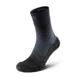 Skinners 2.0 Compression Anthracite | Minimalistische Barfuß-Sockenschuhe für aktive Männer & Frauen | Leicht & langlebig & für Sport und dynamische Aktivitäten - 1