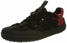 Sole Runner Unisex FX Trainer Sandale Sportsandale, Black/Red, 41 EU - 1