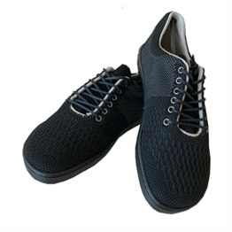 ZAQQ Barfußschuh QNIT Black, Obermaterial Strick, Sohle Kautschuk, Gr. 47 - 1